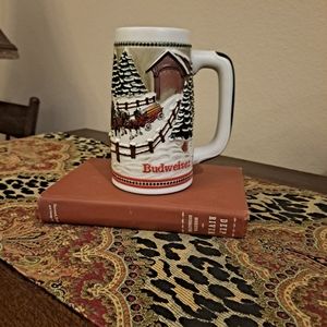 Vintage 1984 BUDWEISER Christmas Mug